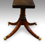 12 Seat twin pillar mahogany Georgian style dining table - Image 8