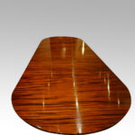 12 seat Mahogany 3 pillar dining table - Image 14