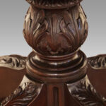 Large George V mahogany dining table - Image 6