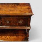 18th Century Oak Pot Board Dresser Base – Antique Sideboard with Brass Handles - Image 10