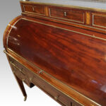 18thc. French mahogany cylinder desk - Image 14