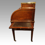 18thc. French mahogany cylinder desk - Image 9