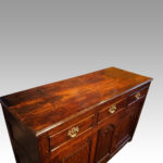 18thc. oak cupboard dresser - Image 3
