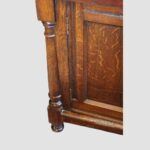 18th Century Oak Dresser Base with Wide Central Dog Kennel - Image 10
