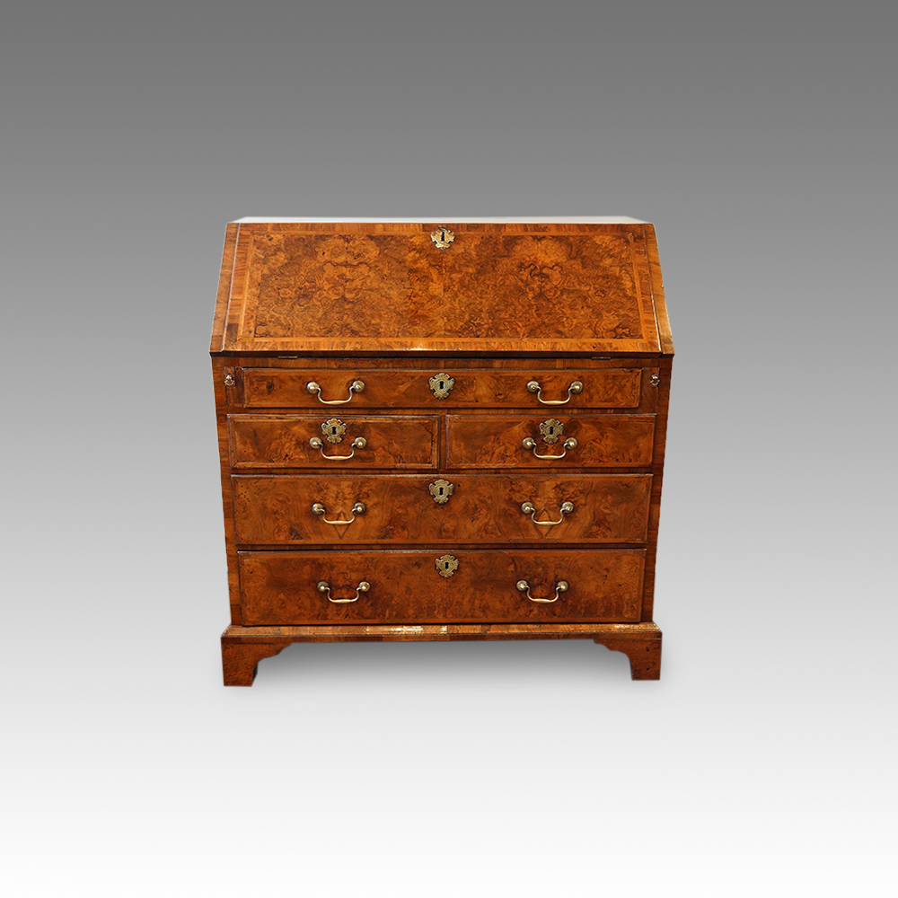 18thc.-walnut-bureau.jpg 18thc. walnut bureau - Image 1