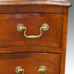 1920's small mahogany serpentine chest - Image 2