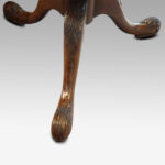 Walnut coffee table of oval shape - Image 6