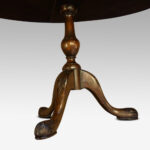 Walnut coffee table of oval shape - Image 3