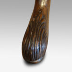 Walnut coffee table of oval shape - Image 2