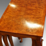 1930's walnut nest of tables - Image 4