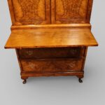 George V walnut tallboy - Image 7