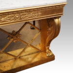 19thc. Empire gilt console table - Image 12