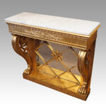 19thc. Empire gilt console table - Image 3
