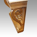 19thc. Empire gilt console table - Image 4