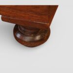 19thc brass inlaid teak campaign trunk - Image 5