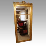 19thc gilt Regency full length mirror - Image 5