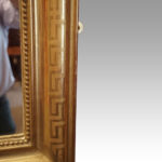 19thc gilt over mantle mirror - Image 4