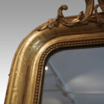 19thc gilt over mantle mirror - Image 3