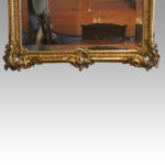 19thc gilt rectangular mirror - Image 7