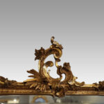 19thc gilt rectangular mirror - Image 6