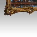 19thc gilt rectangular mirror - Image 5