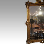 19thc gilt rectangular mirror - Image 4