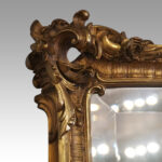 19thc gilt rectangular mirror - Image 3