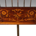 19thc inlaid mahogany music stand - Image 2