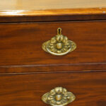 19thc mahogany chest of drawers - Image 2