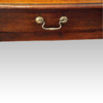 19thc oak  2 drawer side table - Image 8