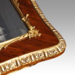 Large19thc rosewood curio cabinet - Image 9