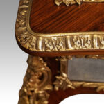Large19thc rosewood curio cabinet - Image 10