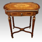 19thc French inlaid dressing table - Image 8