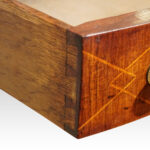 19thc. bow front pillar cupboard - Image 7