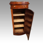 19thc. bow front pillar cupboard - Image 6