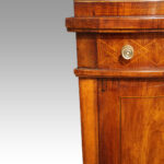 19thc. bow front pillar cupboard - Image 4