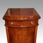 19thc. bow front pillar cupboard - Image 2