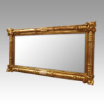 19thc. gilt 3 plate mirror