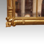 19thc. gilt 3 plate mirror - Image 8
