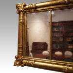 19thc. gilt 3 plate mirror - Image 3