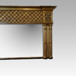 19thc. gilt over mantle mirror - Image 3