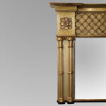 19thc. gilt over mantle mirror - Image 2