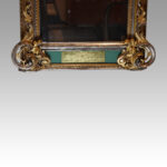 19thc. gilt and eglomise pier mirror - Image 6