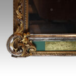 19thc. gilt and eglomise pier mirror - Image 5