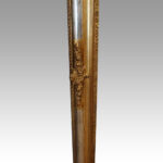 19thc. gold and platinum leaf mirror - Image 3