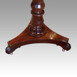19thc. mahogany drum table - Image 5