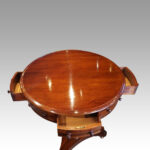 19thc. mahogany drum table - Image 4