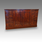 19thc. mahogany housekeepers cupboard - Image 2