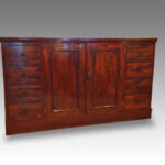 19thc. mahogany housekeepers cupboard - Image 3