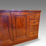 19thc. mahogany housekeepers cupboard - Image 5